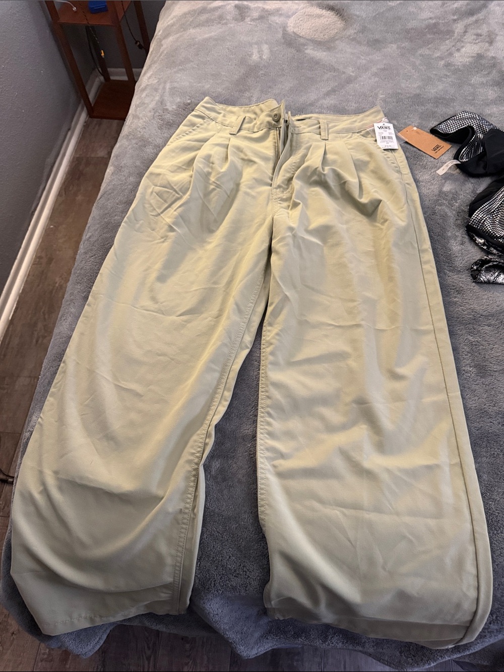 Vans Men’s Wide-Leg Chinos in Light Beige